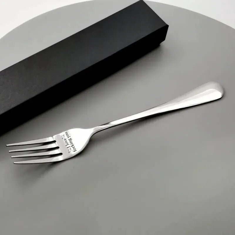 European and American cake fruit rust steel fork - Bellarte Enchanté European and American cake fruit rust steel fork